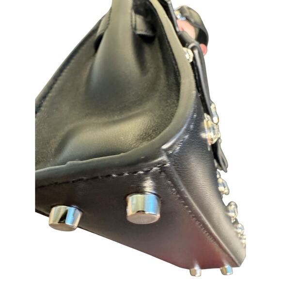 Versace NWT Medusa 95 Small Leather Top Handle Bag in Black - Picture 8 of 13